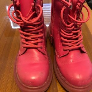 All Pink Dr. Martens Delaney